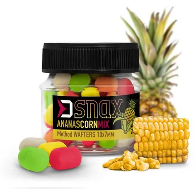 Produktbild von DELPHIN MIX D SNAX WAFT, Köder, Mais-Ananas, 10x7mm / 20g, 101003734