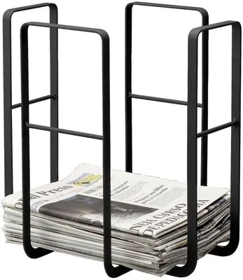 Produktbild von Stahlzeitungshalter in schwarz