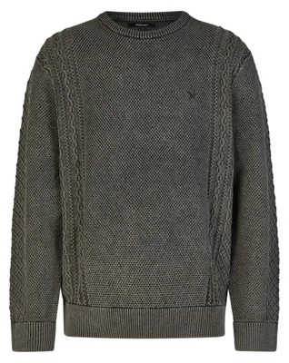 Immagine prodotto di Iriedaily, modello Vintage Structure, maglia nera, effetto lavaggio