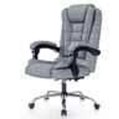 Produktbild von Bürostuhl mit Fußstütze – Ergonomischer Chefsessel, Drehstuhl und Schreibtischstuhl mit Rollen