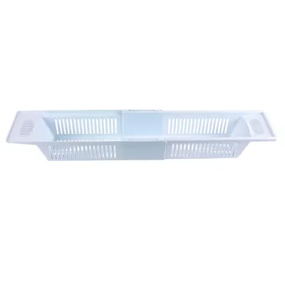 Obrázek produktu pro Sprchové koše Koupelnové podnosy Koupelnová police Plastový úložný koš Koupelnová vanička 57-80 cm