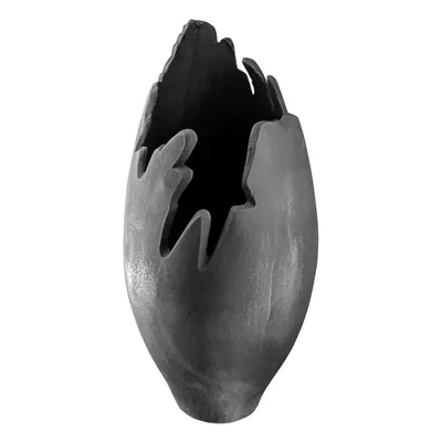 Immagine prodotto di Gilde Vase, "Vulkano Flame", Aluminium, anthrazitfarben, VE 1, L. 17 cm, B. 17 cm, H. 33 cm 69324 4063387693247