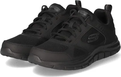 Produktbild von Skechers Herren Low Sneaker SYNTAC Schwarz Leder Synthetik Mix Größe: 42