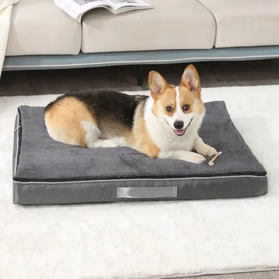 Produktbild von MODFU Hundebett, Orthopädisch Hundematratze Hundekissen, Haustierbett, Haustiermatratze 120x75x10cm