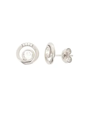 Produktbild von Miamar 01.2053 Damen Ohrstecker Silber Weiß