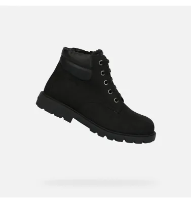 Produktbild von Geox Schwarze Shaylax-Jungenstiefeletten 30