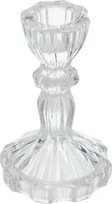 Obrázek produktu pro Skleněný svícen, křišťál, 11 cm