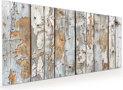 Produktbild von Küchenrückwand Spritzschutz Glas mit Motiv Verwittertes Holz 40 x 40 cm