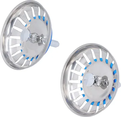 2Pcs Haus Küche Spüle Sieb Plug Stopper 304 Edelstahl AntiClogging Spüle Zubehör