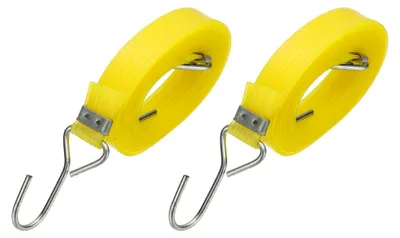 Produktbild von 2 Stück Spanngurte mit Haken, 1,5 Meter lange elastische Gummibänder für Outdoor und Gepäck