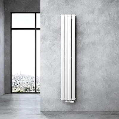 Produktbild von doporro Design Badheizung 180x31cm Weiß Paneelheizkörper Einlagig Vertikal Mittelanschluss Bad-Heizkörper Ohne Heizstab FV