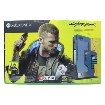 Microsoft Xbox One X 1TB Console – Cyberpunk 2077 Limited Edition Bundle, Xbox One X, Mehrfarbig, 12288 MB, GDDR5, 2,3 GHz, 1172 MHz