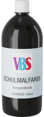 Produktbild von VBS Schulmalfarbe, 1000 ml Schwarz