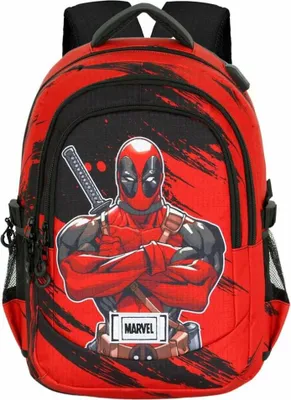 Zdjęcie produktu dla Plecak Karactermania Marvel Deadpool Plus 44cm - Plecak Szkolny Premium