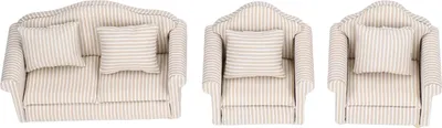 Zdjęcie produktu dla sofa do domku dla lalek w skali 1:12 Ręcznie wykonana miniatura o wysokiej symulacji dla akcesoriów