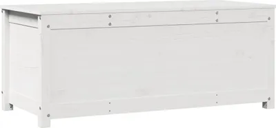 Produktbild von vidaXL Truhe Weiß 110x50x45,5 cm Massivholz Kiefer