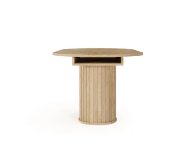 Produktbild von Esstisch LOVI – Ausziehbarer Tisch 180–220 cm | Eiche Cremona | Modernes Design mit Metallbeinen