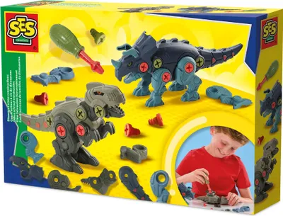 Produktbild von SES CREATIVE Konstruktionsset Dino Schrauben