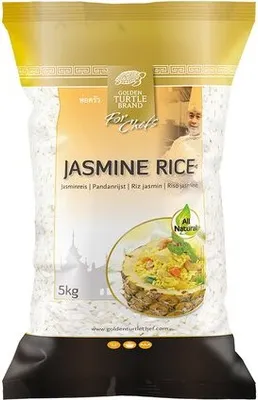 Produktbild von Golden Turtle - Langkörniger Jasminreis - 5 kg