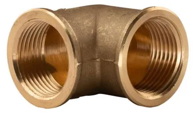 Produktbild von Messing Gewinde-Fitting 90° Winkel 1'IG - 1'IG (DN 25) - schwere Ausführung