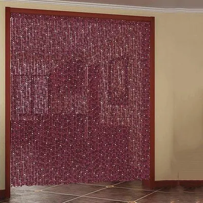 Obrázok produktu pre Drevená záclona z korálikov 90 x 180 cm – dekorácia a deliaca stena