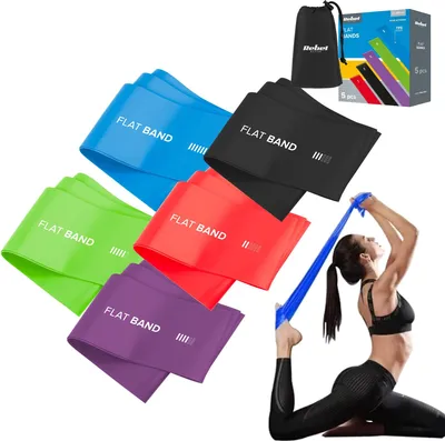 Immagine prodotto di Set di 5 fasce fitness Rebel 2M, allenamento leggero