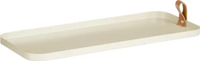 Produktbild von Mica Cadiz Tablett Cadiz rechteck beige aus Eisen 39,5 x 16,5 cm