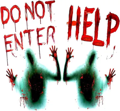 Produktbild von Halloween-Dekoration, 2 Stück Halloween-Fensteraufkleber, gruselige Halloween-Außendekoration für die Halloween-Hauspartydekoration