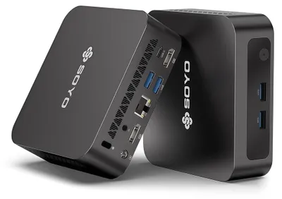 Image de Mini PC Intel i3 4030U - 8 Go de RAM, 128 Go SSD - Ordinateur de bureau compact