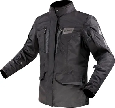 Produktbild von LS2 Metropolis Evo wasserdichte Damen Motorrad Textiljacke, schwarz, 3XL