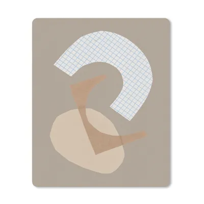 Produktbild von MuchoWow® Mauspad Mousepad Abstrakt - Formen - Pastell - Quadrate 19x23 cm - Mousepads - Maus Mat - Pad - Mausunterlage - Mauspads - Spielen