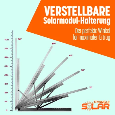 Produktbild von 4x PV 118-3mm 4Stk. Photovoltaik Aufständerung Halterung Solarpanel Solarmodul Befestigung