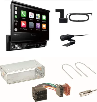 Produktbild von Pioneer AVH-Z7200DAB Bluetooth CD USB Einbauset für Citroen Berlingo bis 2007