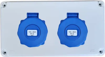 Produktbild von IP67 Stromverteiler Verteilerkasten Sicherungskasten 2x 230V IP67_Ohne _Ohne_40202005_Ohne Kabel