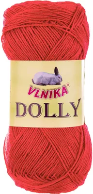 100g Strickgarn Dolly Uni Häkelgarn Handstrickgarn Wolle rot