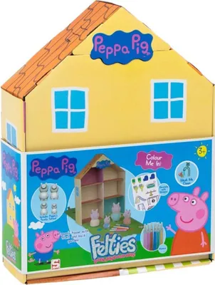 Obrázok produktu pre Prasiatko Peppa - plstené figúrky na vyfarbovanie
