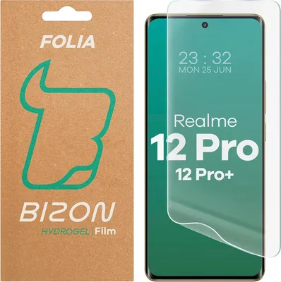 Produktbild von Hydrogel Folie für den Bildschirm für Realme 12 Pro / 12 Pro Plus, Bizon Glass Hydrogel Front, 1 Stück
