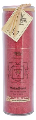 Produktbild von yogabox Chakra Kerze - rot 20 x 6,5 cm