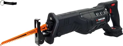 Obrázek produktu pro Akumulátorová přímočará pila PARKSIDE PERFORMANCE® 20V s 28mm zdvihem PSSAP 2028 (bez baterie) + klíčenka HEADNMORE® v sadě HEADNMORE®