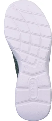 Zdjęcie produktu dla Rieker damskie trampki wsuwane buty elastyczne MemoSoft M5074, rozmiar:42 EU, kolor:Zielony