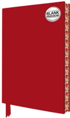 Produktbild von Ruby Red Blank Artisan Notebook (Flame Tree Journals)