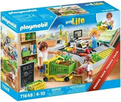 Produktbild von PLAYMOBIL Supermarkt Kasse , My Life Shopping Promo Pack, 65 Teile, Ab 4 Jahren
