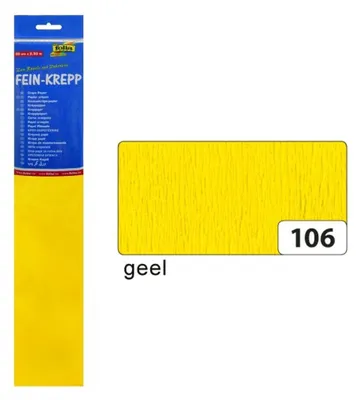 Immagine prodotto di Folia Fo-822106 Carta crespa 50Cmx2,5M termoretraibile À 10 pieghe Giallo