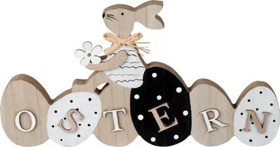 Produktbild von Deko Schriftzug "Ostern" stehend 28x14cm Ostern/Frühlings Deko Formano