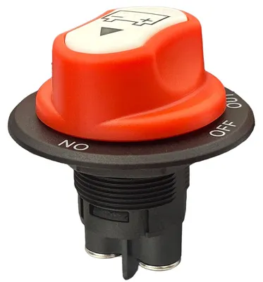 Productafbeelding van ProRide Accuschakelaar 50A 12-24V DC - Hoofdschakelaar - Batterij Isolator Aan/Uit - Opbouw