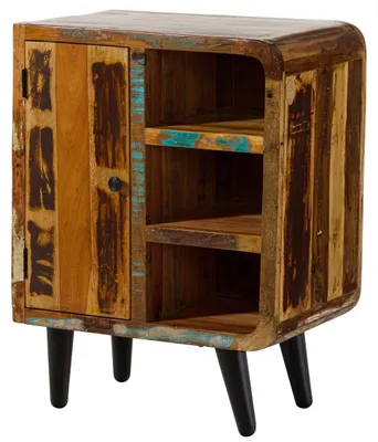 Immagine prodotto di MASSIVMOEBEL24 | SIXTIES #103 Comodino in legno riciclato - laccato 70x44x90