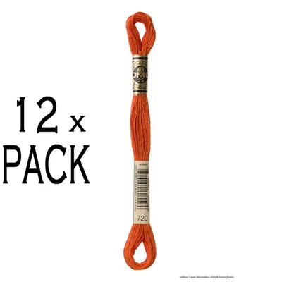 Obrázok produktu pre 12 motúzkov výšivacej priadze DMC Mouline Special 117mc - 720, 6 nití, 8 metrov
