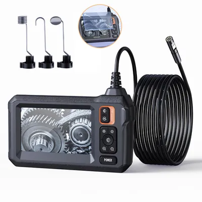 Image de HDeye Endoscope industriel haute résolution 1080P, câble de 5m, grand écran 4,3 pouces, étanche IP67, objectif ultra-court 2,7cm, 170