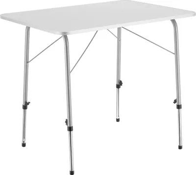 Produktbild von Camping Klapptisch höhenverstellbar 80x60x68cm - grau
