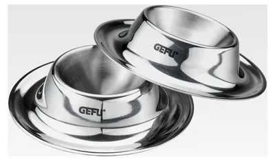 Produktbild von Eierbecher OVO – 2er-Set aus Edelstahl | Stapelbar, spülmaschinenfest & mit Löffelablage | Ideal für Frühstück & Brunch